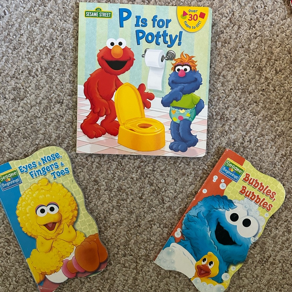 Set of Sesame Street Board Books